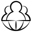 Icon of a global network